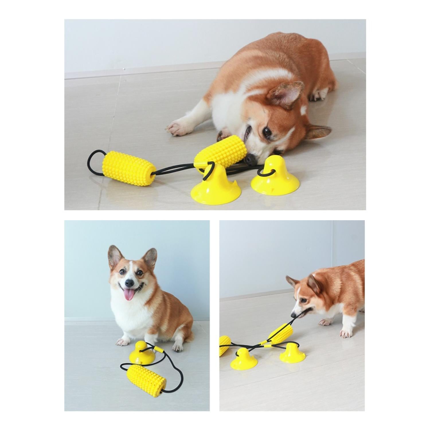 JUGUETE PERROS GATOS TOTALUPGRATE CON VENTOSA HALAR Y MORDER - 3