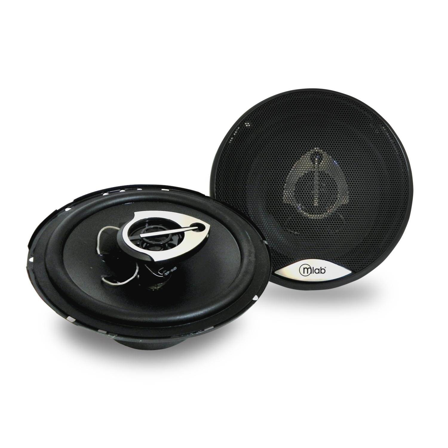 PACK MICROLAB 2 PARLANTES 6.5' 16CM PARA AUTOMOVIL NEGRO 8987 MLAB - 1