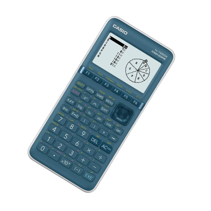 CALCULADORA CIENTIFICA GRAFICADORA USB AZUL FX-7400GIII CASIO - 1