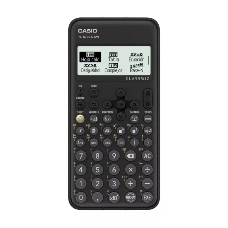 CALCULADORA CIENTÍFICA CASIO FX-570LA CW CLASSWIZ NEGRO - 1