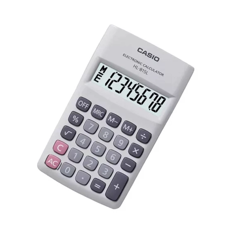 CALCULADORA DE BOLSILLO CASIO HL-815L 8 DIGITOS BLANCO - 1