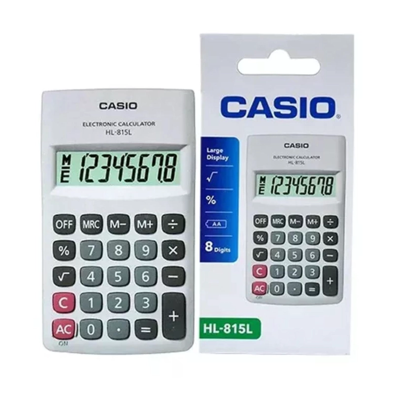 CALCULADORA DE BOLSILLO CASIO HL-815L 8 DIGITOS BLANCO - 3