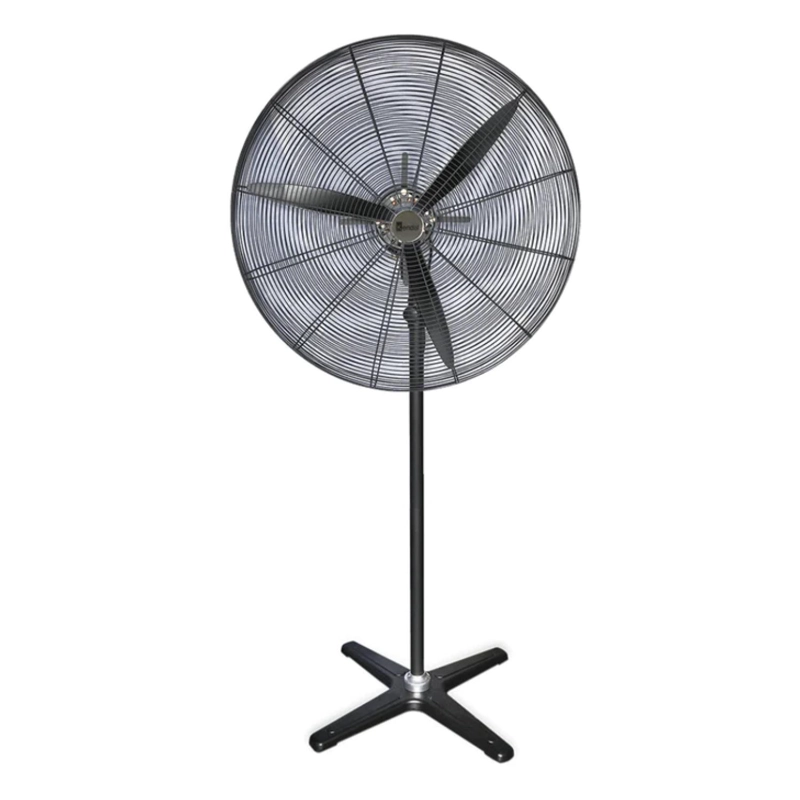 VENTILADOR INDUSTRIAL DE PIE 30 PULGADAS 280W NEGRO FS-75 KENDAL