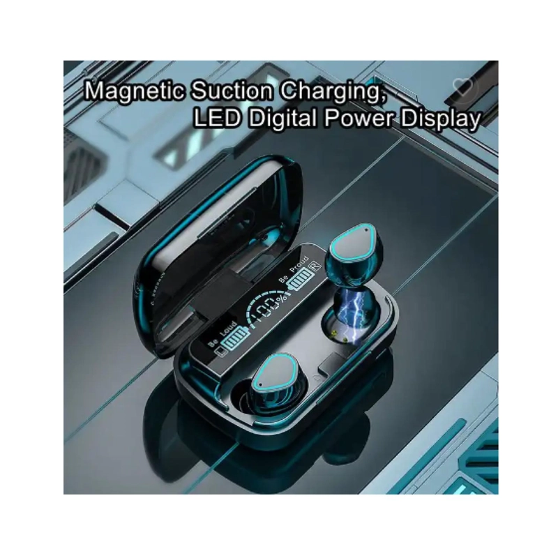 AUDÍFONOS TOTALUPGRATE IN EAR TRUE WIRELESS MANOS LIBRES RECARGABLES LED M10 BLUETOOTH NEGRO - 3