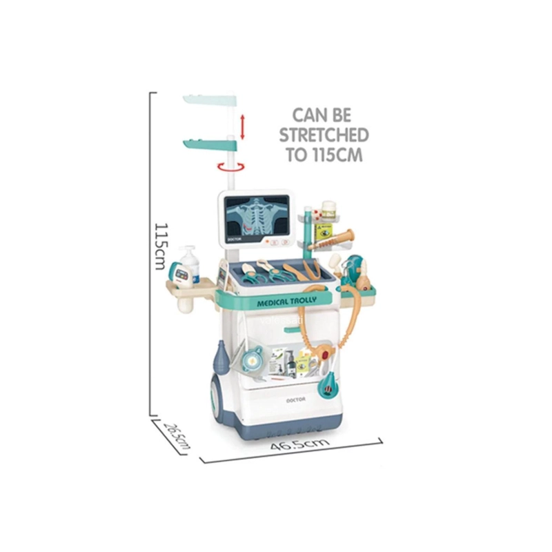 JUGUETE TOTALUPGRATE KIT MEDICO MESA CON 26 ACCESORIOS MULTIFUNCIONAL INFANTIL - 4