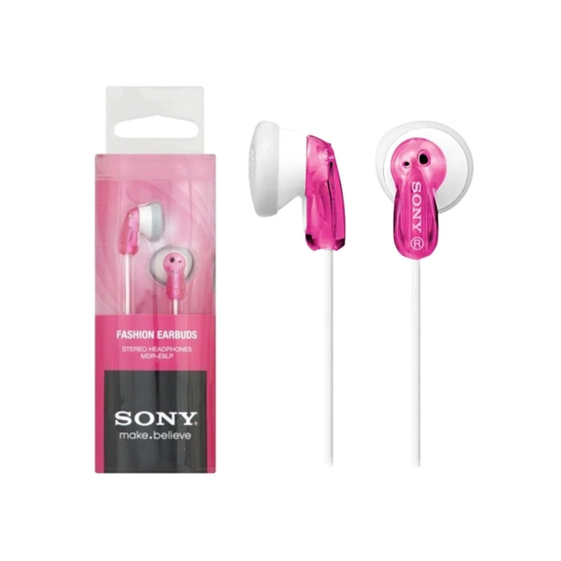AUDÍFONOS SONY TAPON MDR-E9LP ROSADO CONECTOR JACK 3.5MM - 2