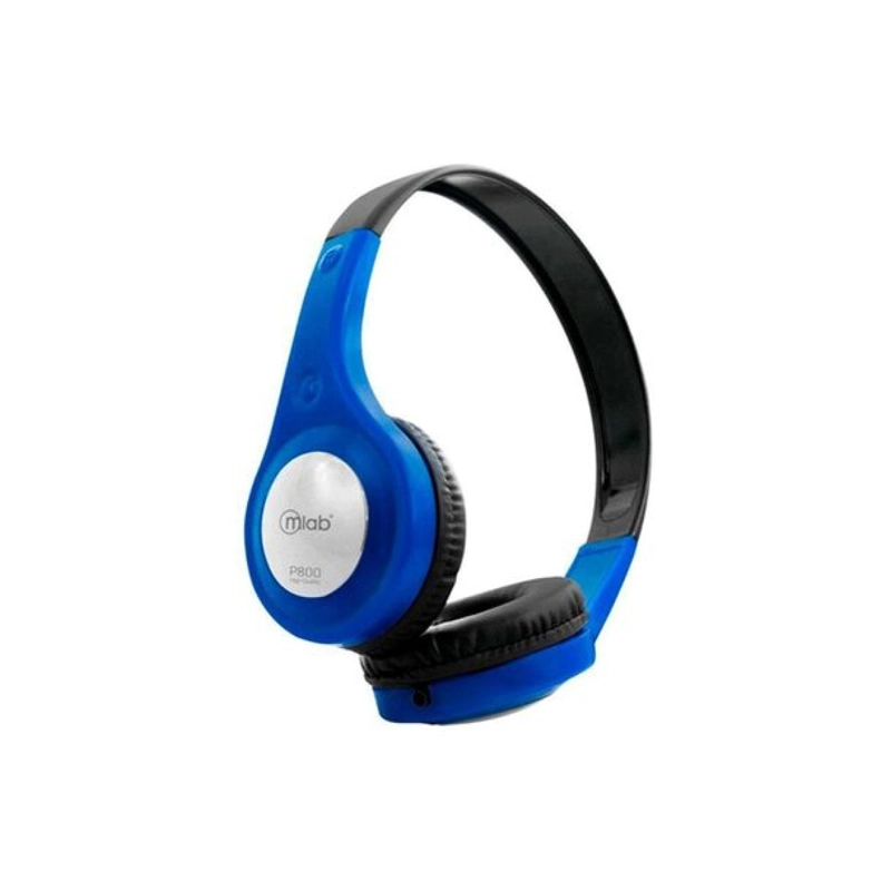 AUDÍFONOS MLAB HEADBAND P800 AZUL CONECTOR JACK 3.5MM - 1