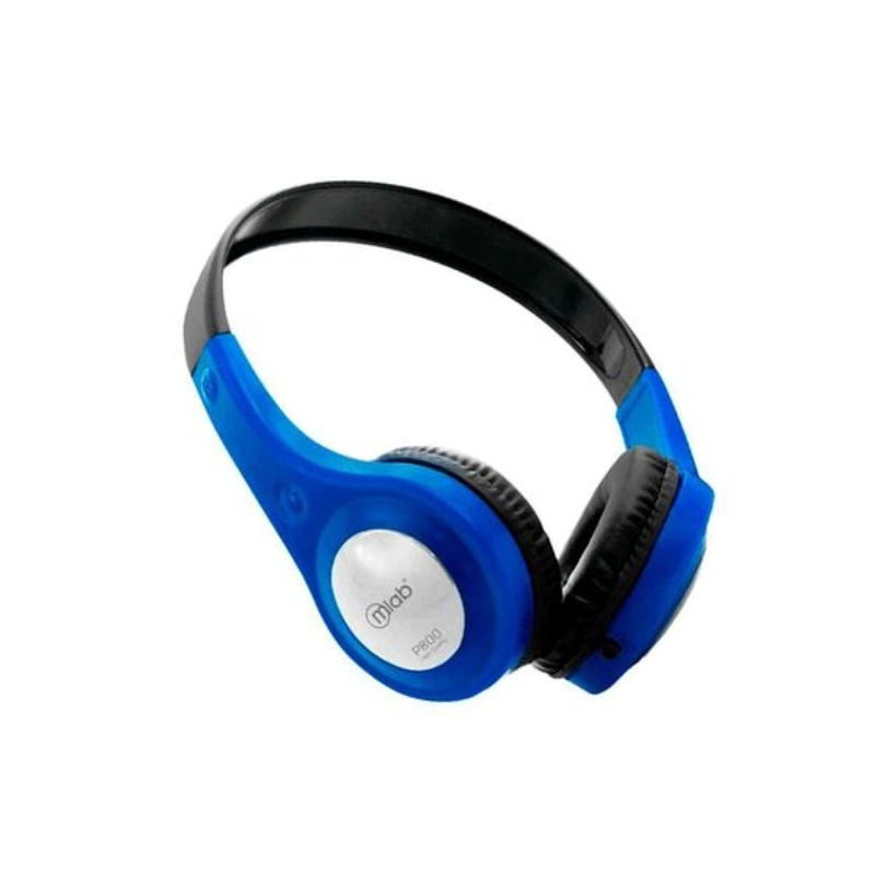 AUDÍFONOS MLAB HEADBAND P800 AZUL CONECTOR JACK 3.5MM - 2
