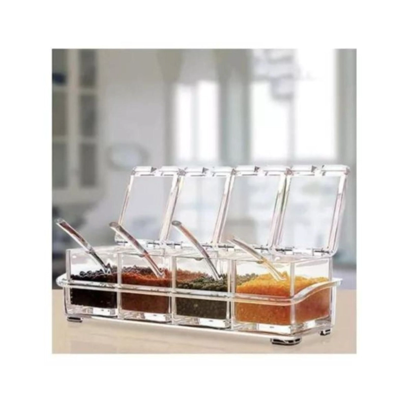 CAJA ORGANIZADORA DE CONDIMENTOS 4 PIEZAS PARA COCINA - 3