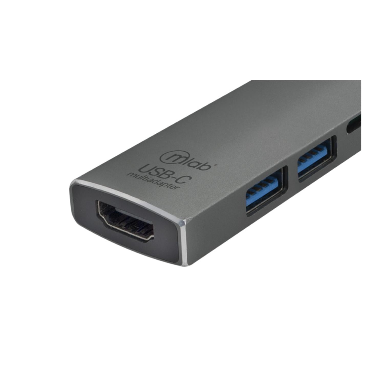HUB ADAPTADOR USB C A 2 USB 3.0 HDMI USB C 8863 MLAB - 2