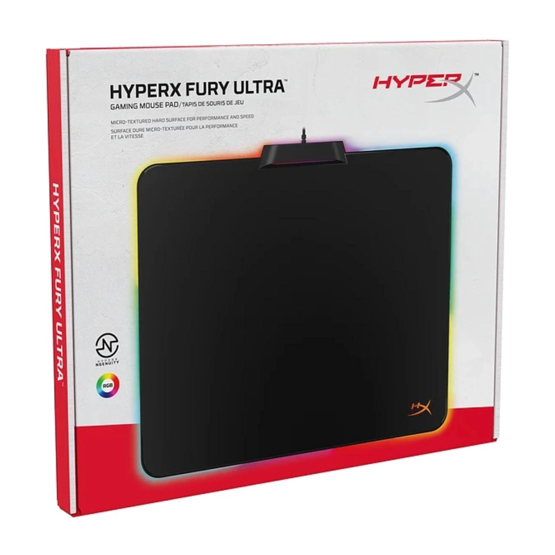 MOUSEPAD GAMER RGB USB 36X30CM NEGRO FURY ULTRA HYPERX - 3