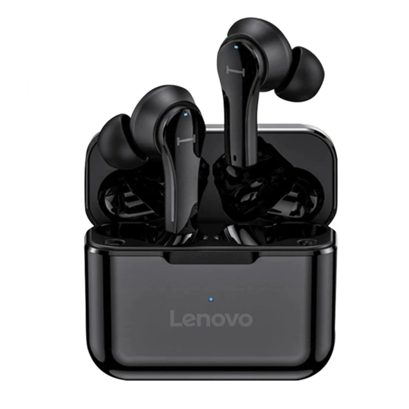 AUDÍFONOS LENOVO IN EAR TRUE WIRELESS RECARGABLES QT82 BLUETOOTH NEGRO - 1