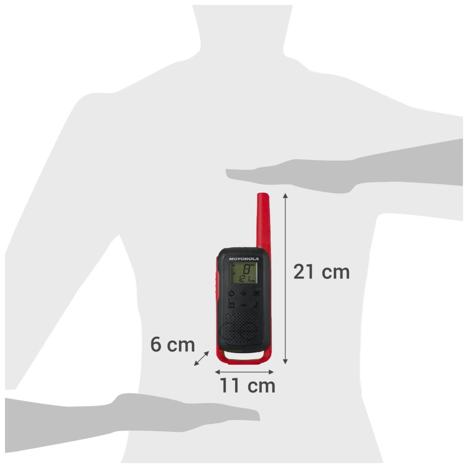 RADIO TRANSMISOR WALKIE TALKIES MOTOROLA PACK 2 32KM T210 - 2