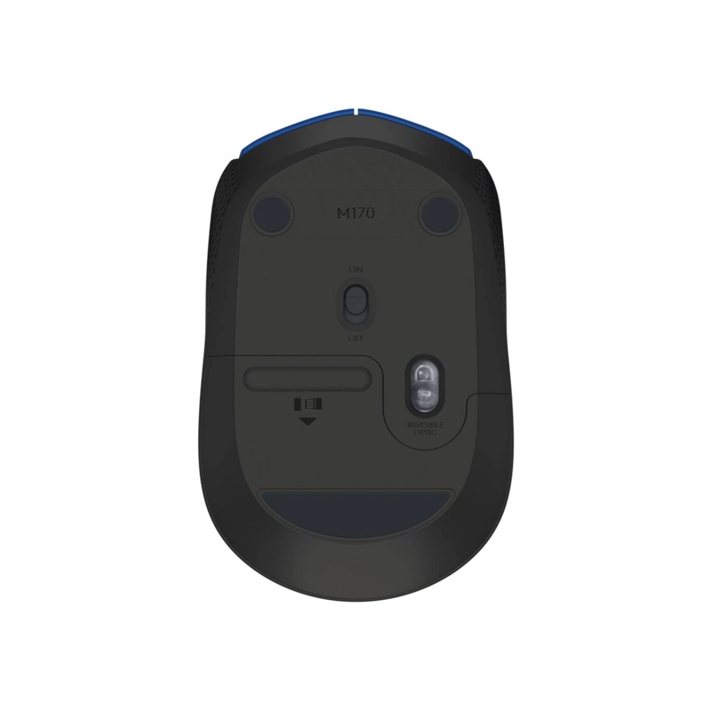 MOUSE INALÁMBRICO LOGITECH OFICINA M170 AZUL - 3