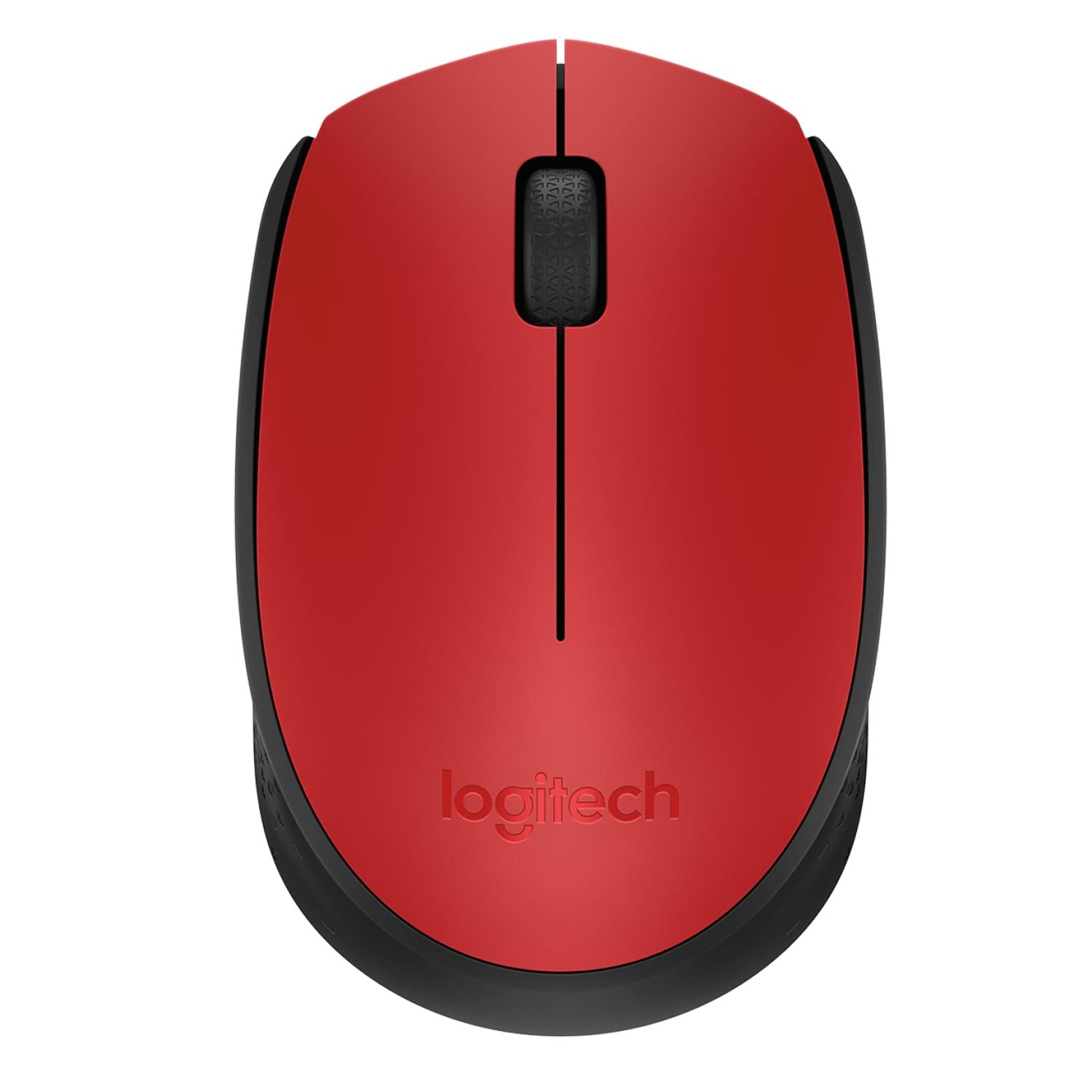 MOUSE INALAMBRICO USB PEQUEÑO OFICINA M170 ROJO LOGITECH - 1