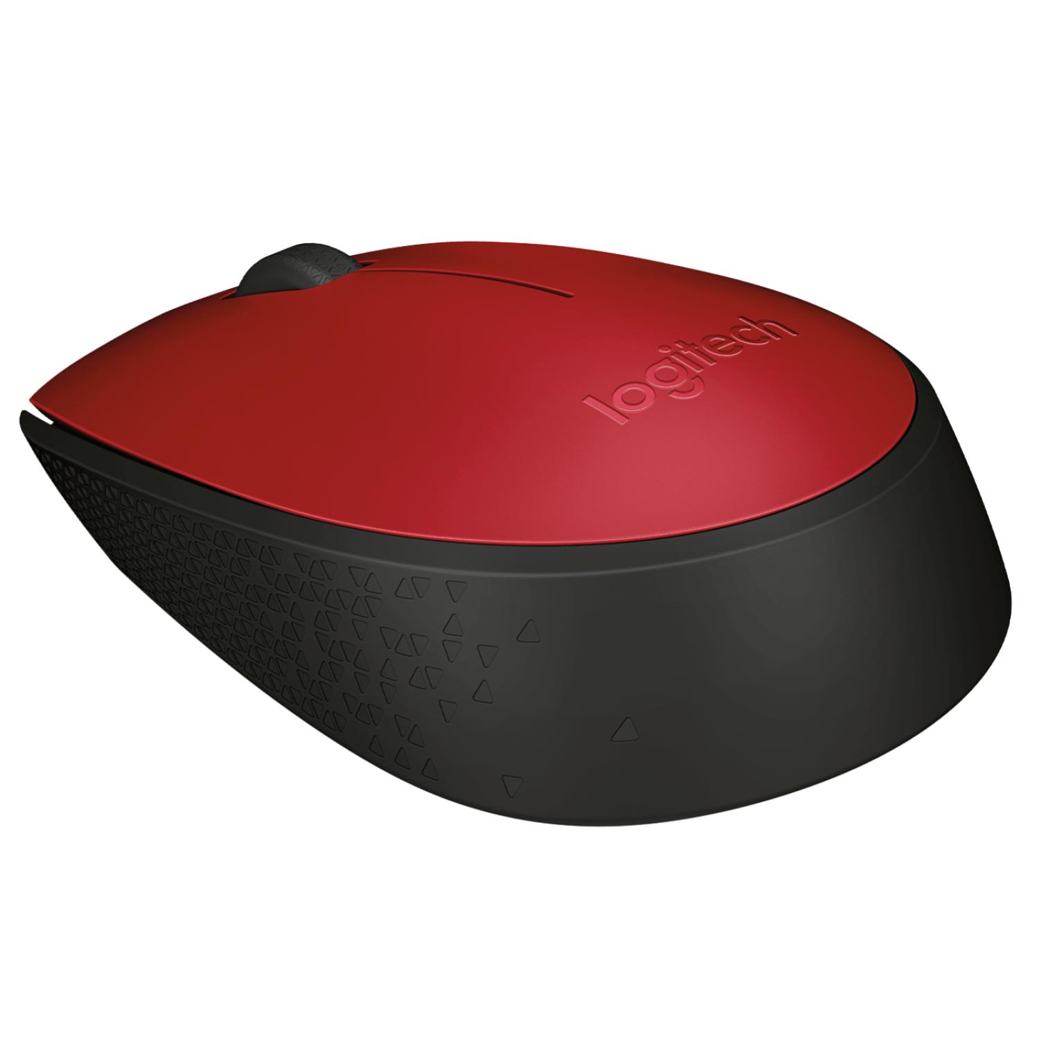 MOUSE INALAMBRICO USB PEQUEÑO OFICINA M170 ROJO LOGITECH - 2