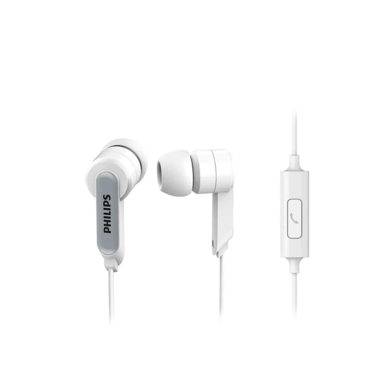 AUDÍFONOS PHILIPS MANOS LIBRES SHE1405W BLANCO CONECTOR JACK 3.5MM - 1