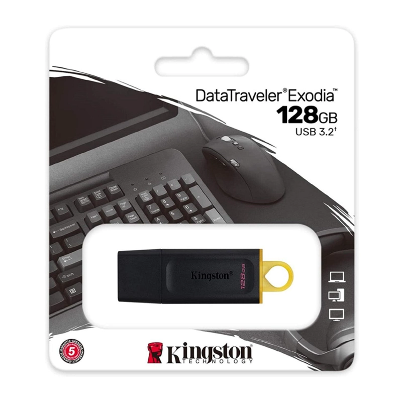 PENDRIVE USB 3.2 128GB DATATRAVELER EXODIA KINGSTON - 3