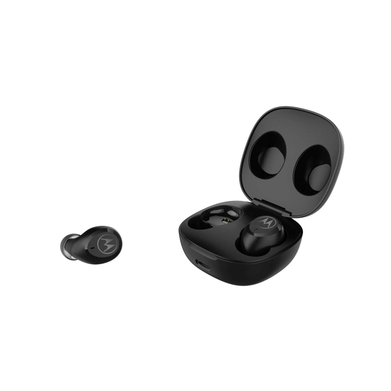 AUDÍFONOS MOTOROLA TRUE WIRELESS RECARGABLES MOTO BUDS 105 BLUETOOTH NEGRO - 2