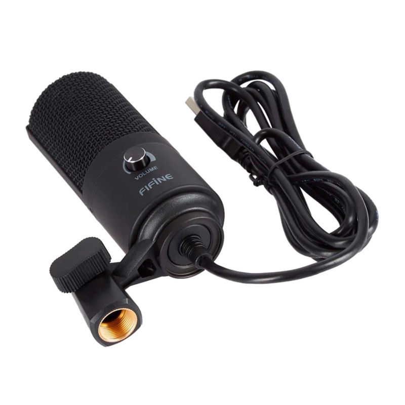 MICROFONO FIFINE CONDENSADOR USB SONIDO PROFESIONAL NEGRO K669B - 3