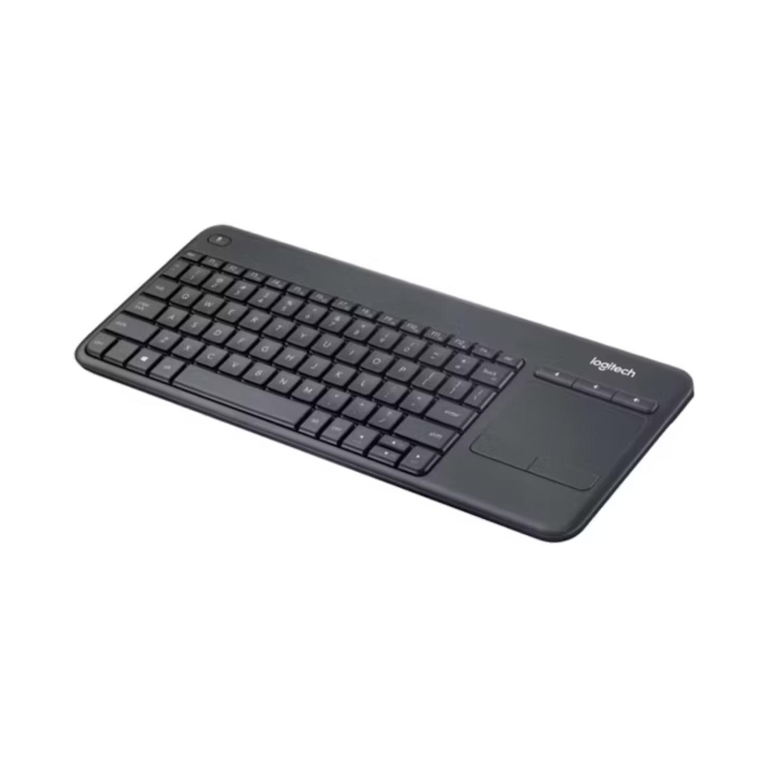 TECLADO INALAMBRICO TOUCHPAD MEDIA K400 PLUS NEGRO LOGITECH - 1