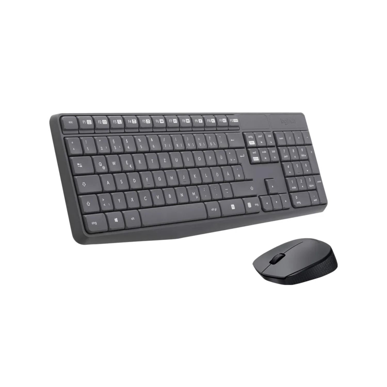 KIT TECLADO Y MOUSE INALAMBRICO USB NEGRO MK235 LOGITECH - 2