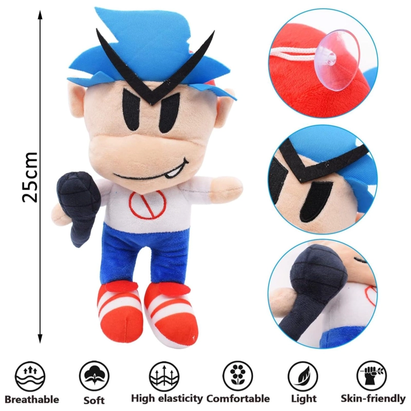 JUGUETE TOTALUPGRATE PELUCHE BOYFRIEND 25 CM FRIDAY NIGHT FUNKIN AZUL - 3