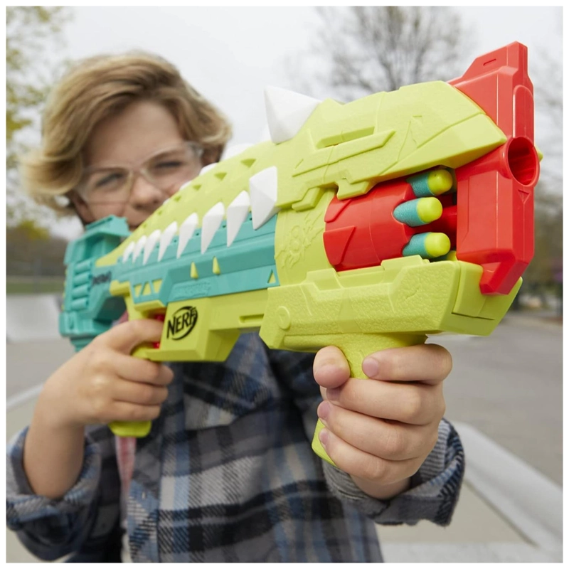 JUGUETE TOTALUPGRATE NERF DINOSQUAD ARMORSTRIKE 8 DARDOS HASBRO - 2