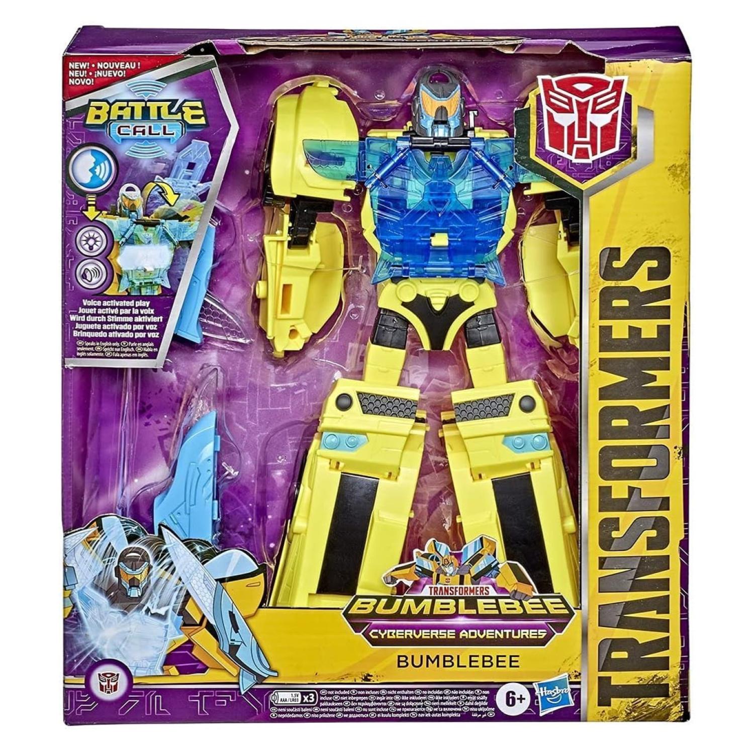 FIGURA DE ACCION TOTALUPGRATE AMARILLO JUGUETE BUMBLEBEE 22 CM TRANSFORMER - 2