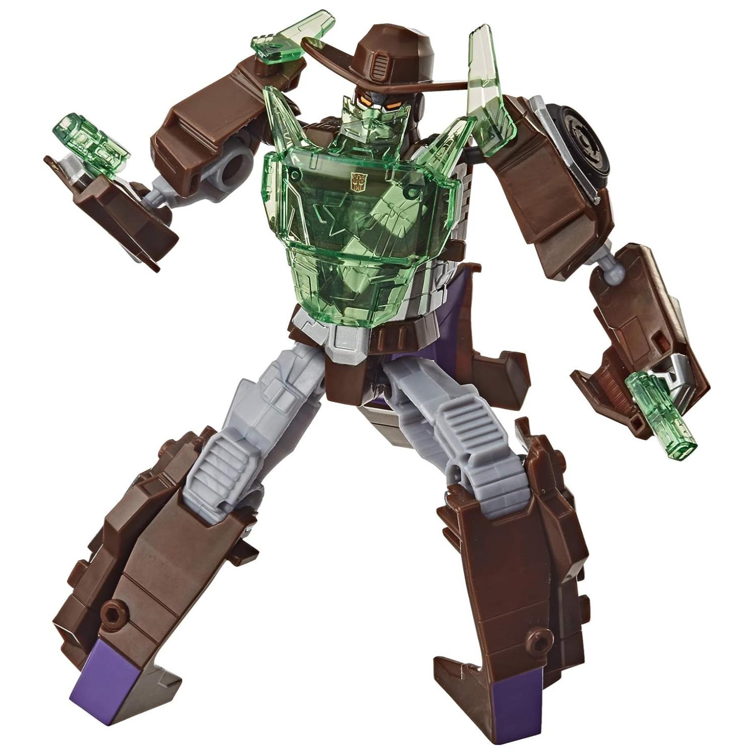 FIGURA DE ACCION TOTALUPGRATE AMARILLO JUGUETE WILDWHEEL CYBERVERSE TRANSFORMER - 1