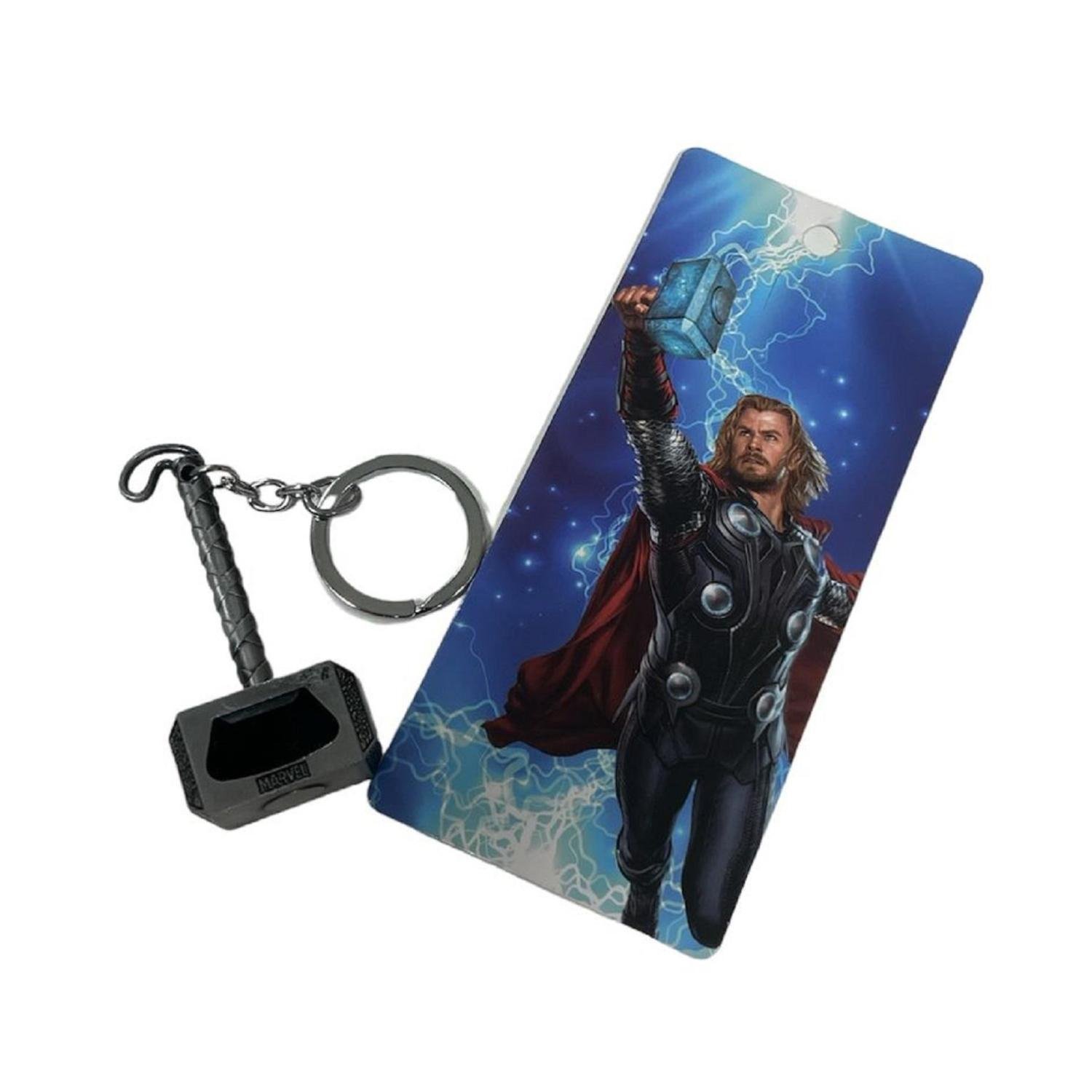 LLAVERO METALICO PREMIUM TOTALUPGRATE MARTILLO DE THOR MJOLNIR CON DESTAPADOR - 3