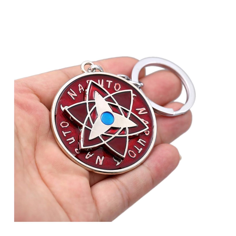 LLAVERO METALICO PREMIUM TOTALUPGRATE SASUKE NARUTO ANIME 5 CM - 2