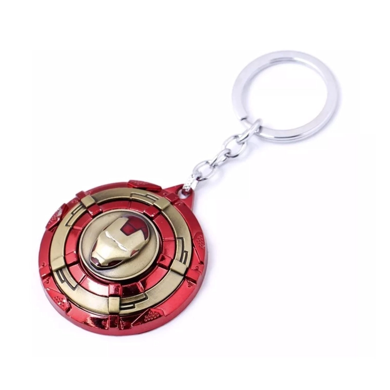 LLAVERO METALICO PREMIUM TOTALUPGRATE ESCUDO IRON MAN AVENGERS 5 CM - 1