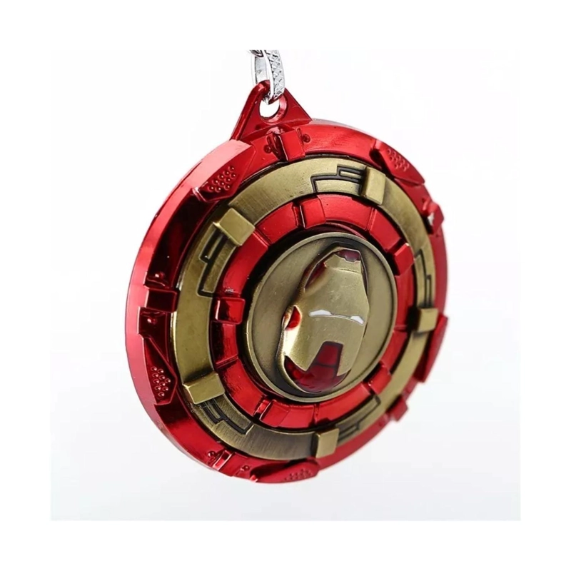 LLAVERO METALICO PREMIUM TOTALUPGRATE ESCUDO IRON MAN AVENGERS 5 CM - 2