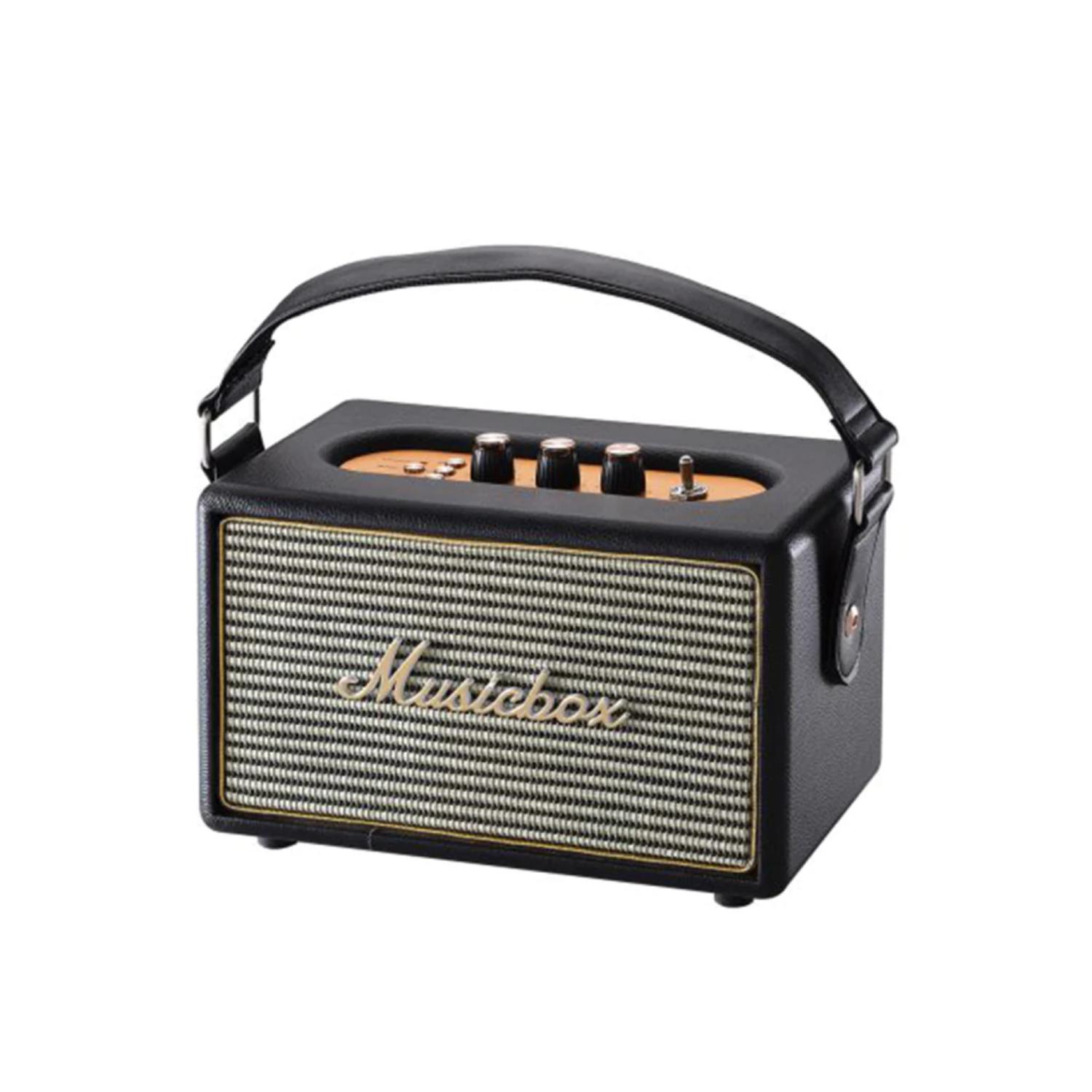 RADIO PARLANTE BLUETOOTH AUX USB FM AM SW VINTAGE MUSICBOX MLBA - 2