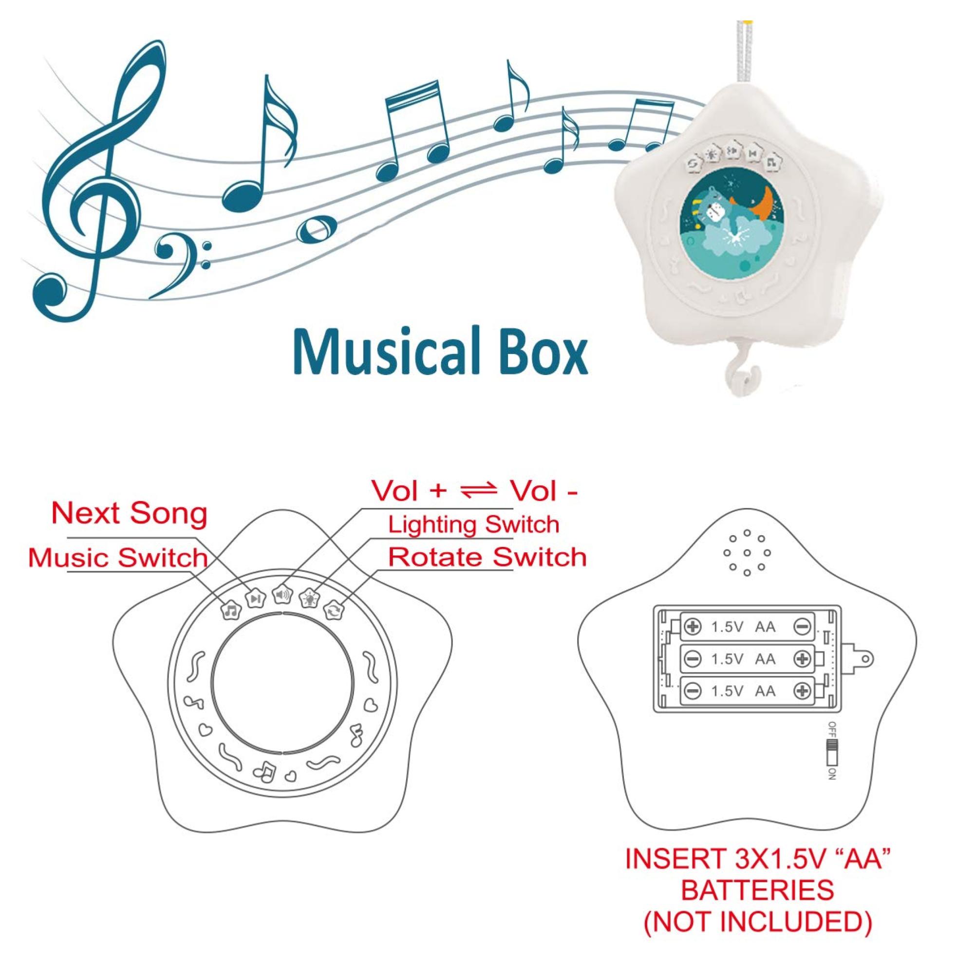 JUGUETE MOVIL SONAJERO DIVERTIDO INFANTIL CON LUZ Y SONIDO - 2