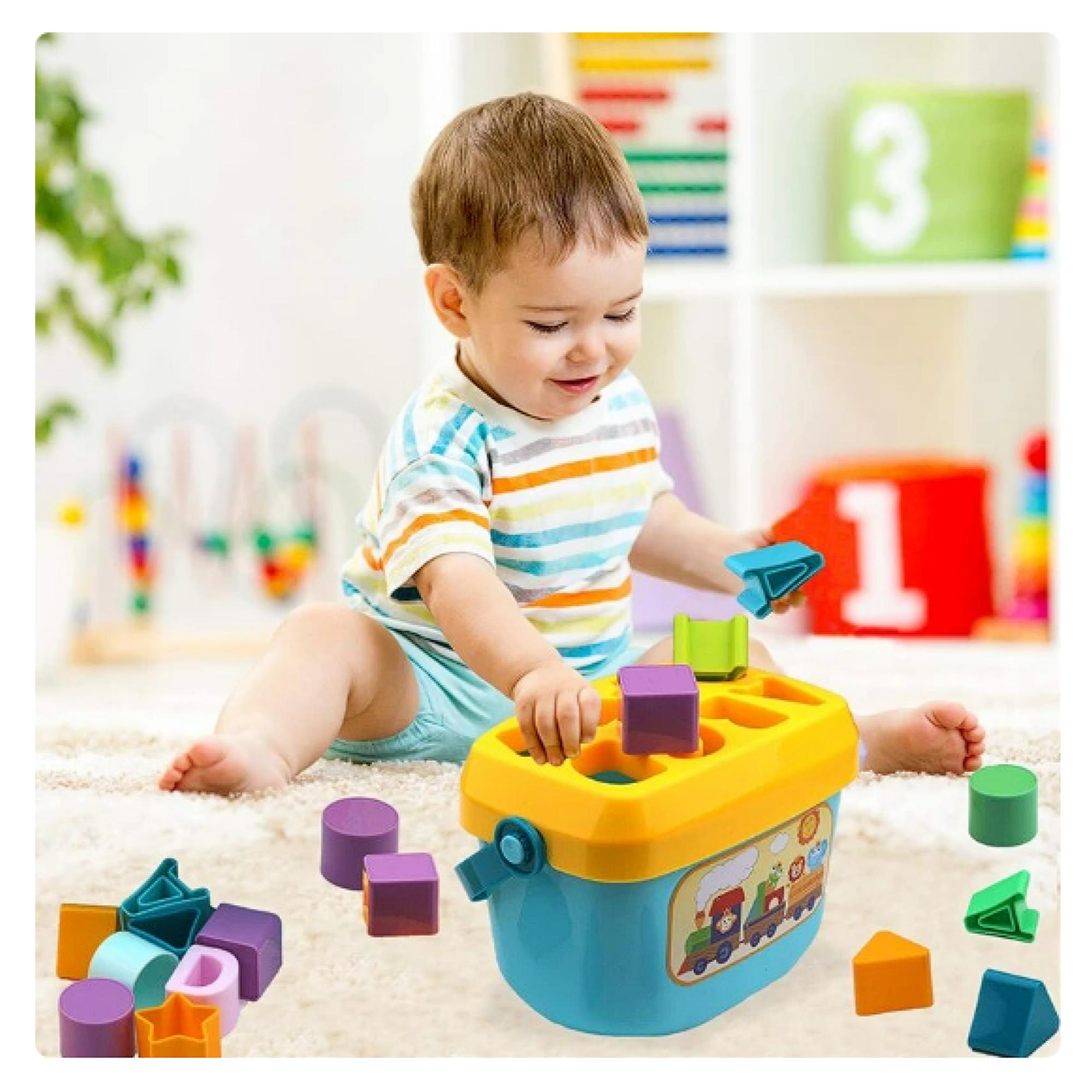 JUGUETE BALDE CON FIGURAS DE ENCAJE DIDACTICO INTERACTIVO INFANTIL - 3