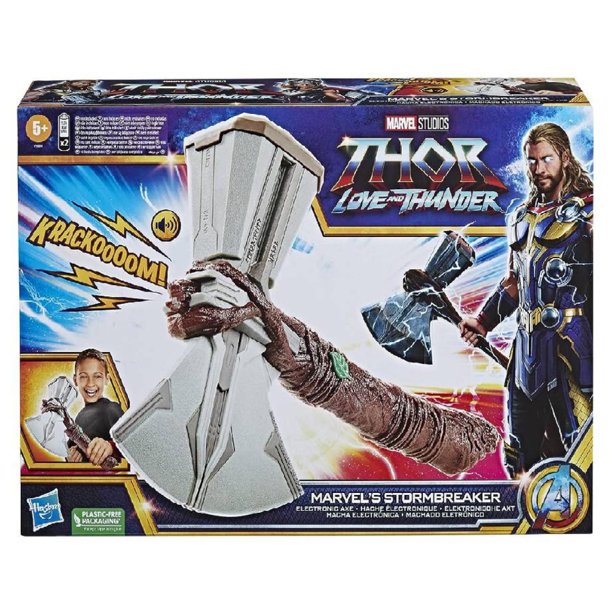 JUGUETE STORMBREAKER HACHA ELECTRONICA THOR INFANTIL - 3