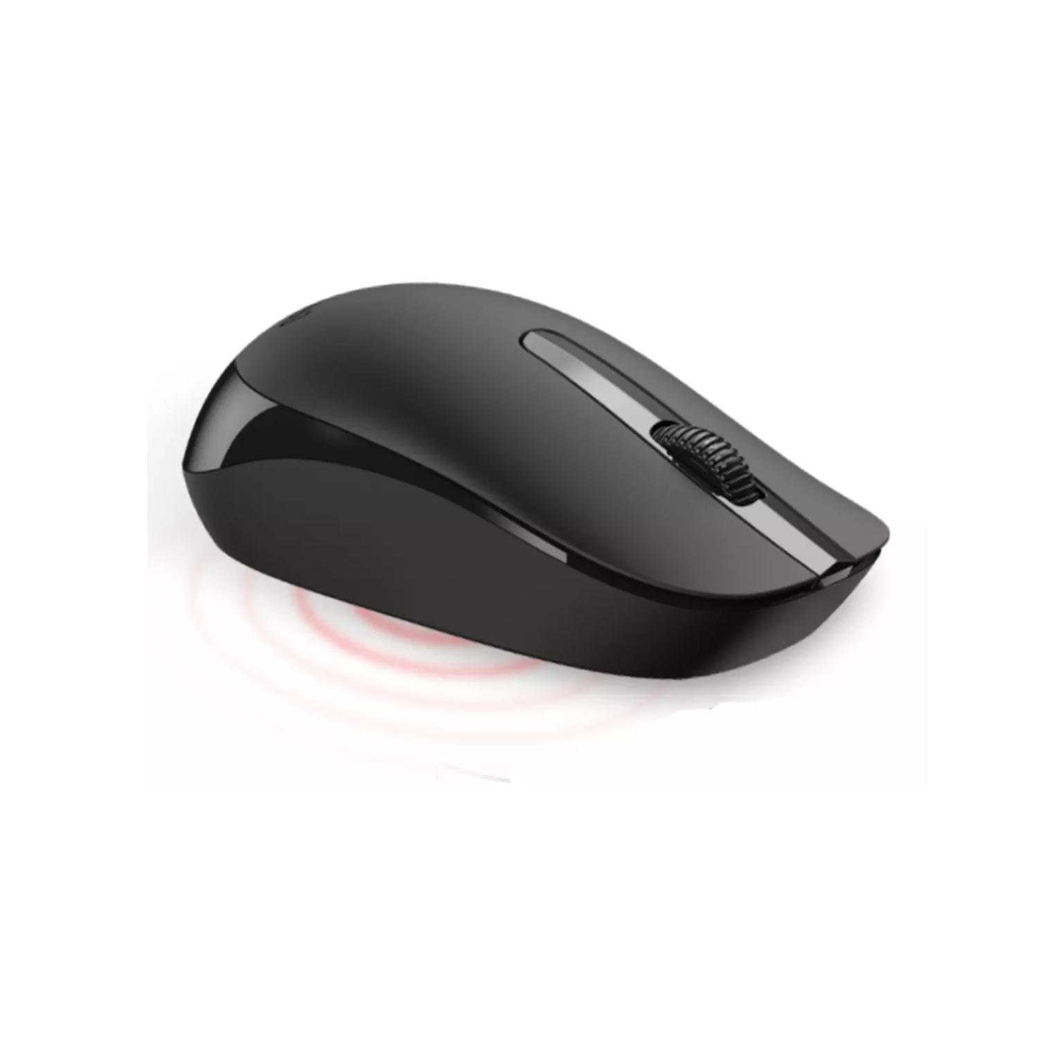 KIT TECLADO Y MOUSE INALAMBRICO USB NEGRO KM-8101 - 4