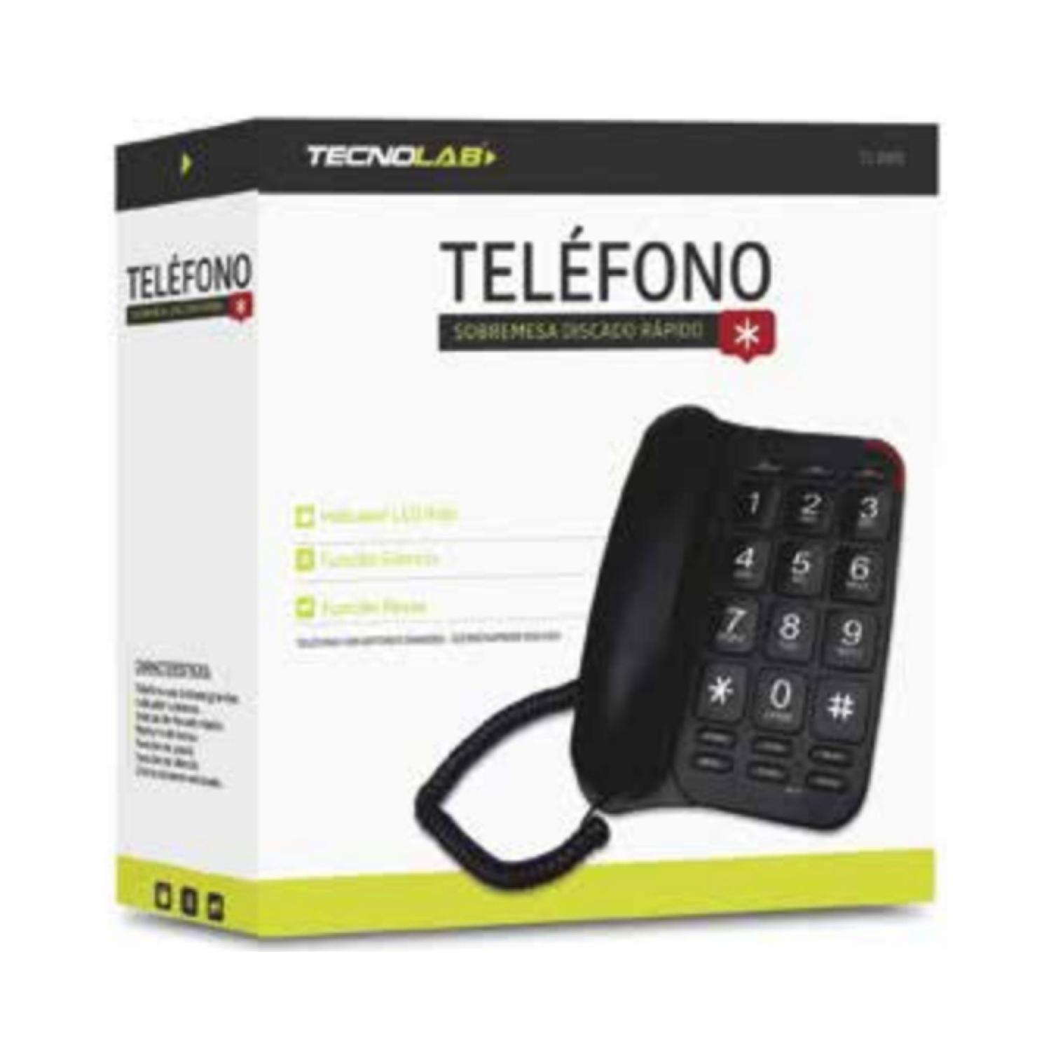 TELEFONO SOBREMESA SENIOR NUMEROS GRANDES BLANCO TL483 - 2