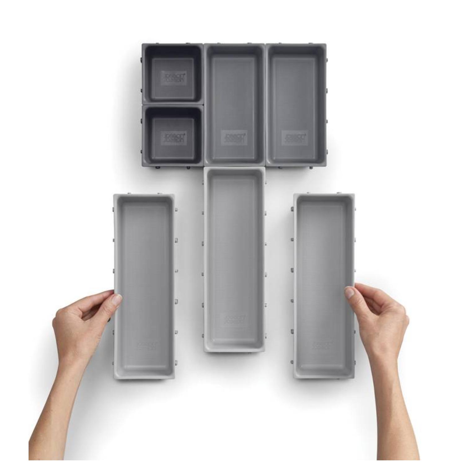 SET ORGANIZADOR TOTALUPGRATE CAJONES BLOX 7 PIEZAS GRIS - 3