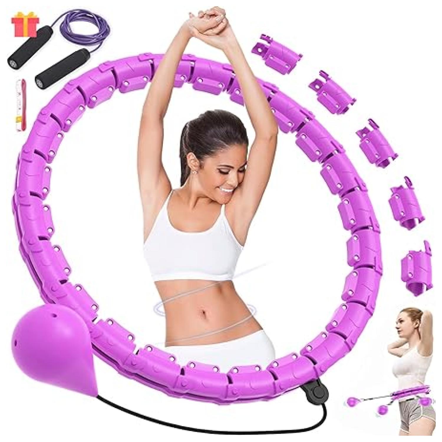 ARO TOTALUPGRATE HULA HOOP CON PESO AJUSTABLE FITNESS ABDOMINAL - 2