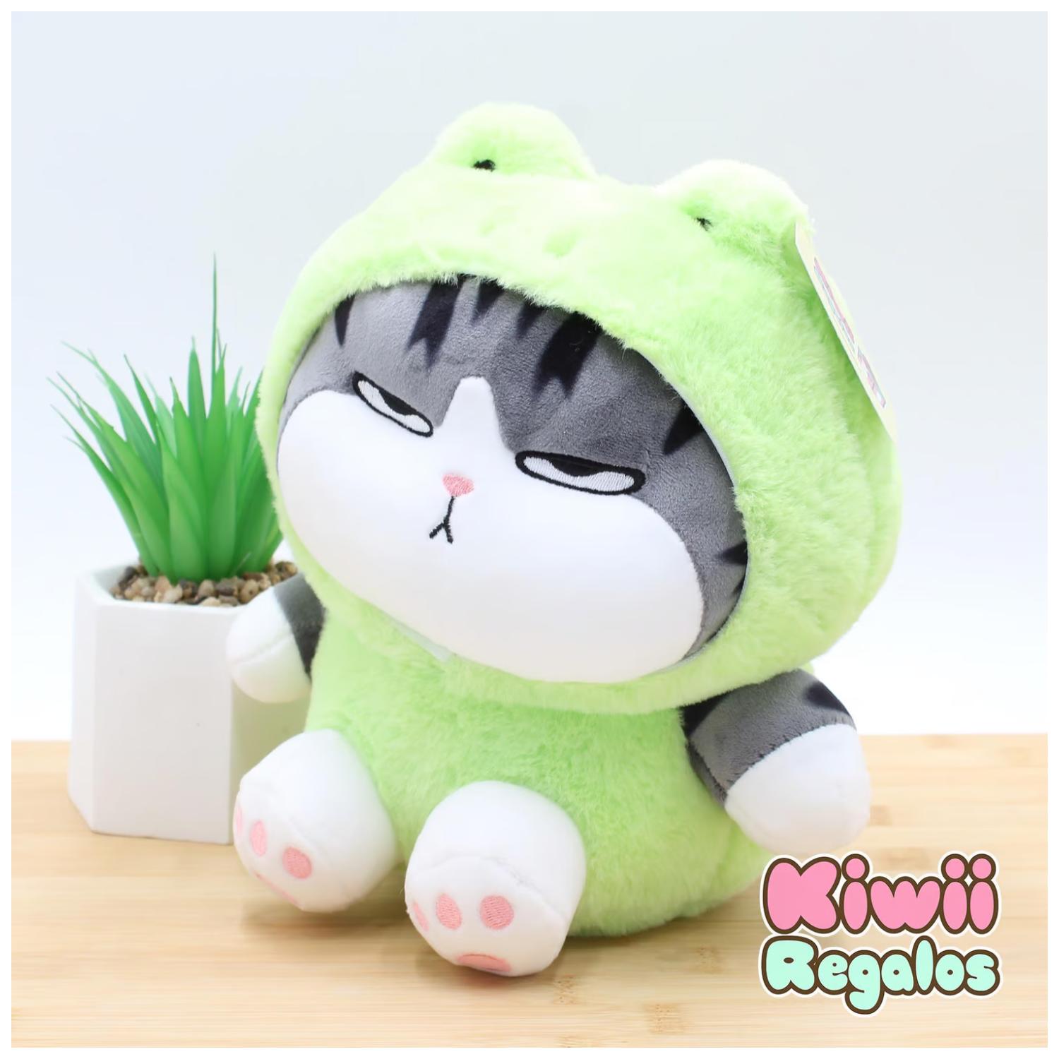 PELUCHE TOTALUPGRATE JUGUETE GATO EMPERADOR DISFRAZ RANA KAWAII 40 CM INFANTIL - 2