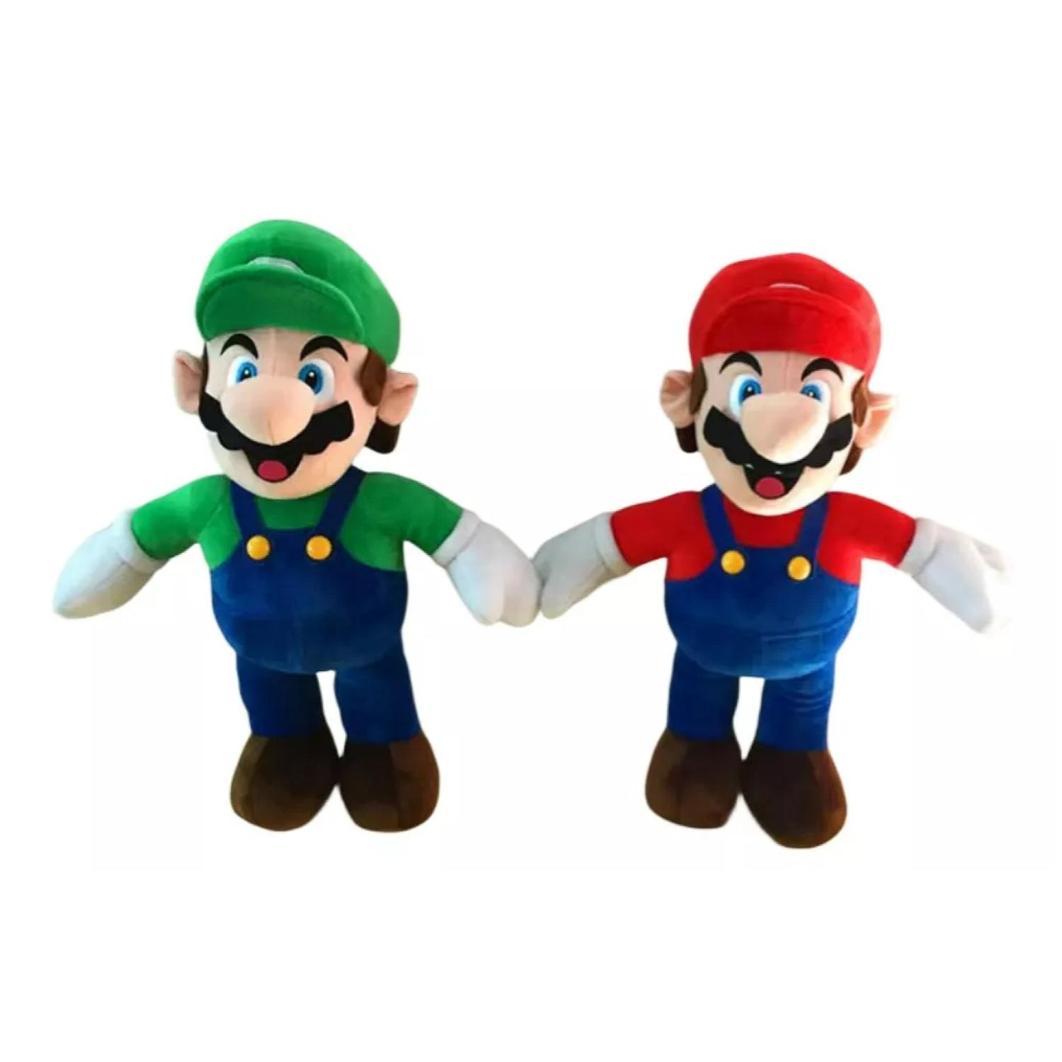 JUGUETE PACK 2 PELUCHES MARIO Y LUIGGI 40CM INFANTIL - 2