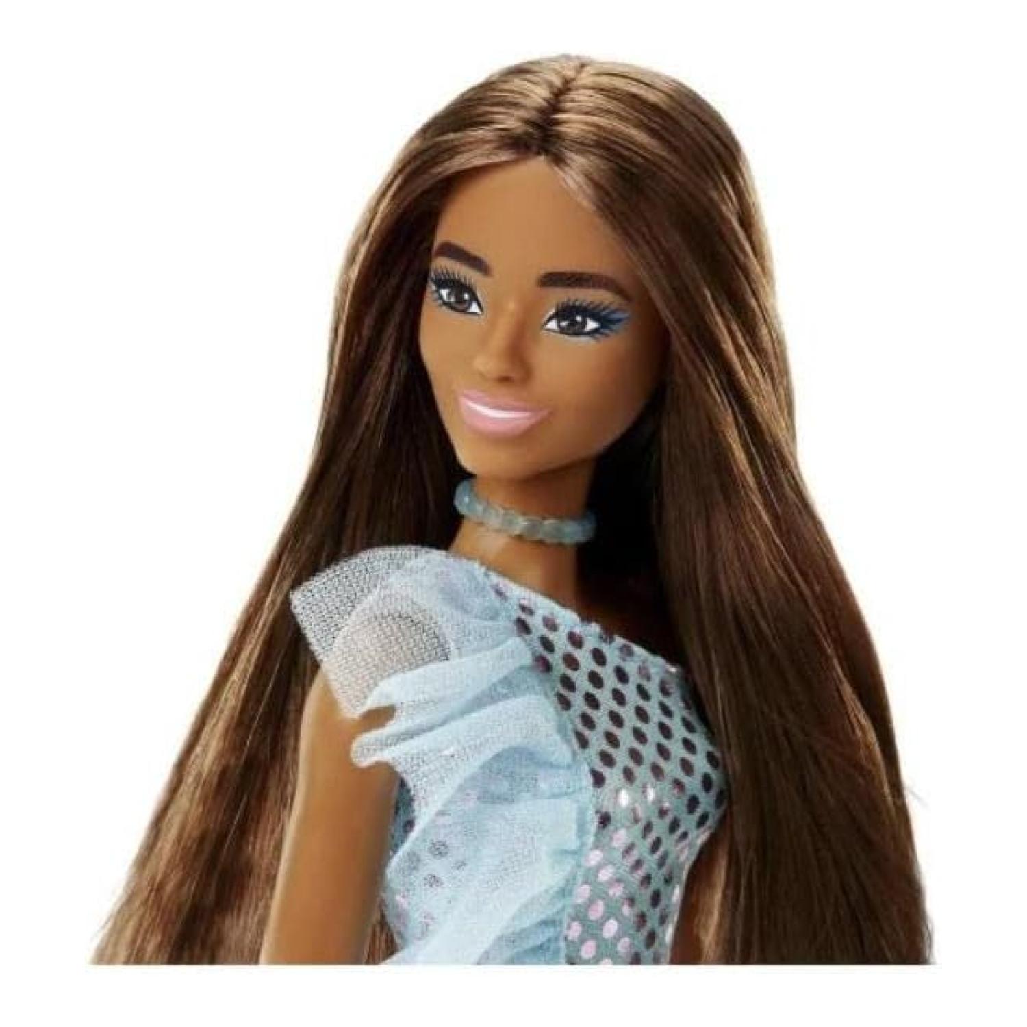 JUGUETE FIGURA TOTALUPGRATE BARBIE GLITZ VESTIDO CALIPSO 30 CM - 3