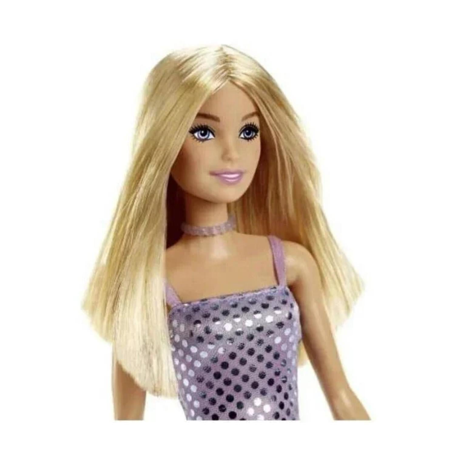 JUGUETE FIGURA TOTALUPGRATE BARBIE GLITZ VESTIDO CALIPSO MORADO 30 CM - 2