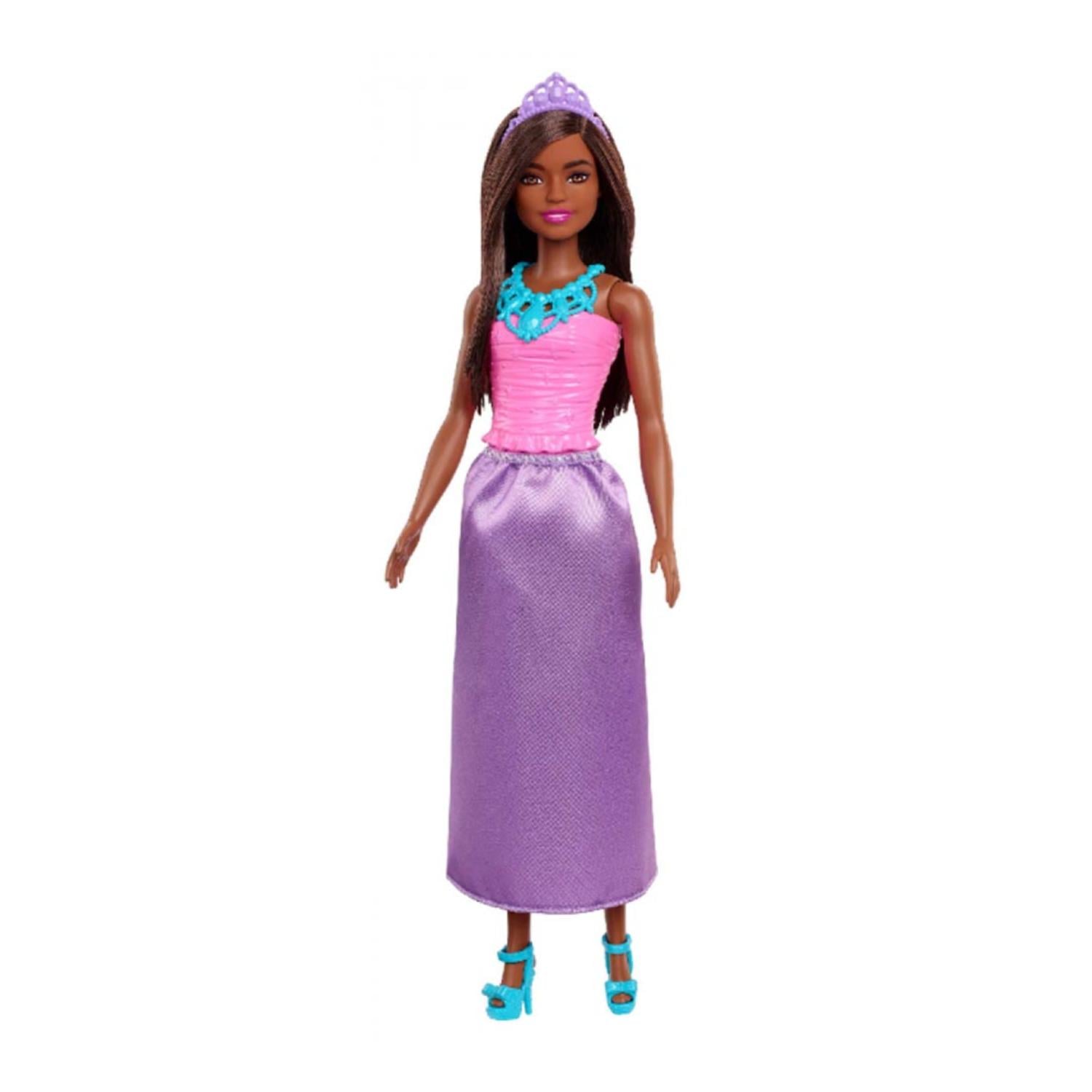 JUGUETE FIGURA TOTALUPGRATE BARBIE DREAMTOPIA VESTIDO MORADO 30 CM - 1
