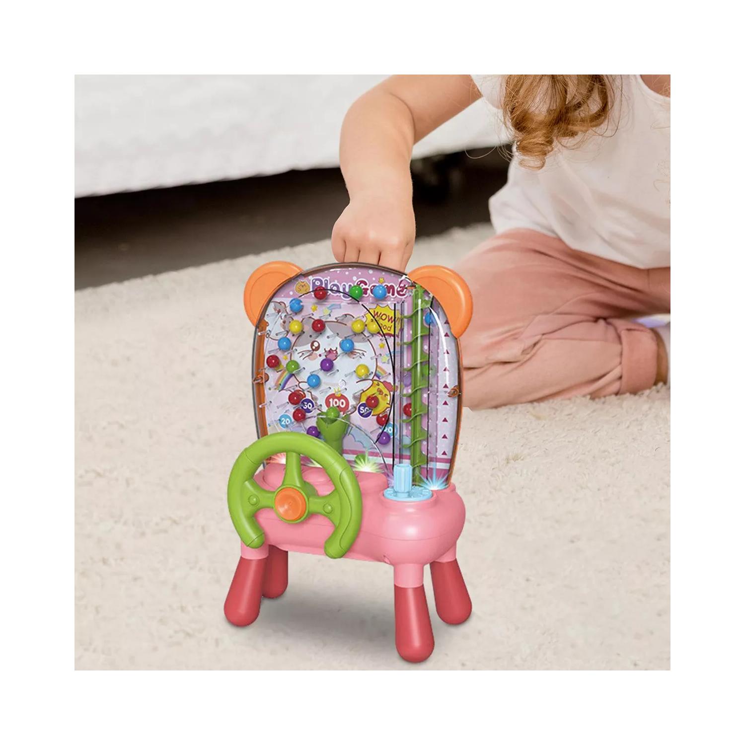 JUEGO DIDÁCTICO TOTALUPGRATE MAQUINA ATRAPA PELOTA INFANTIL ROSADO 31X21X13 CM - 5