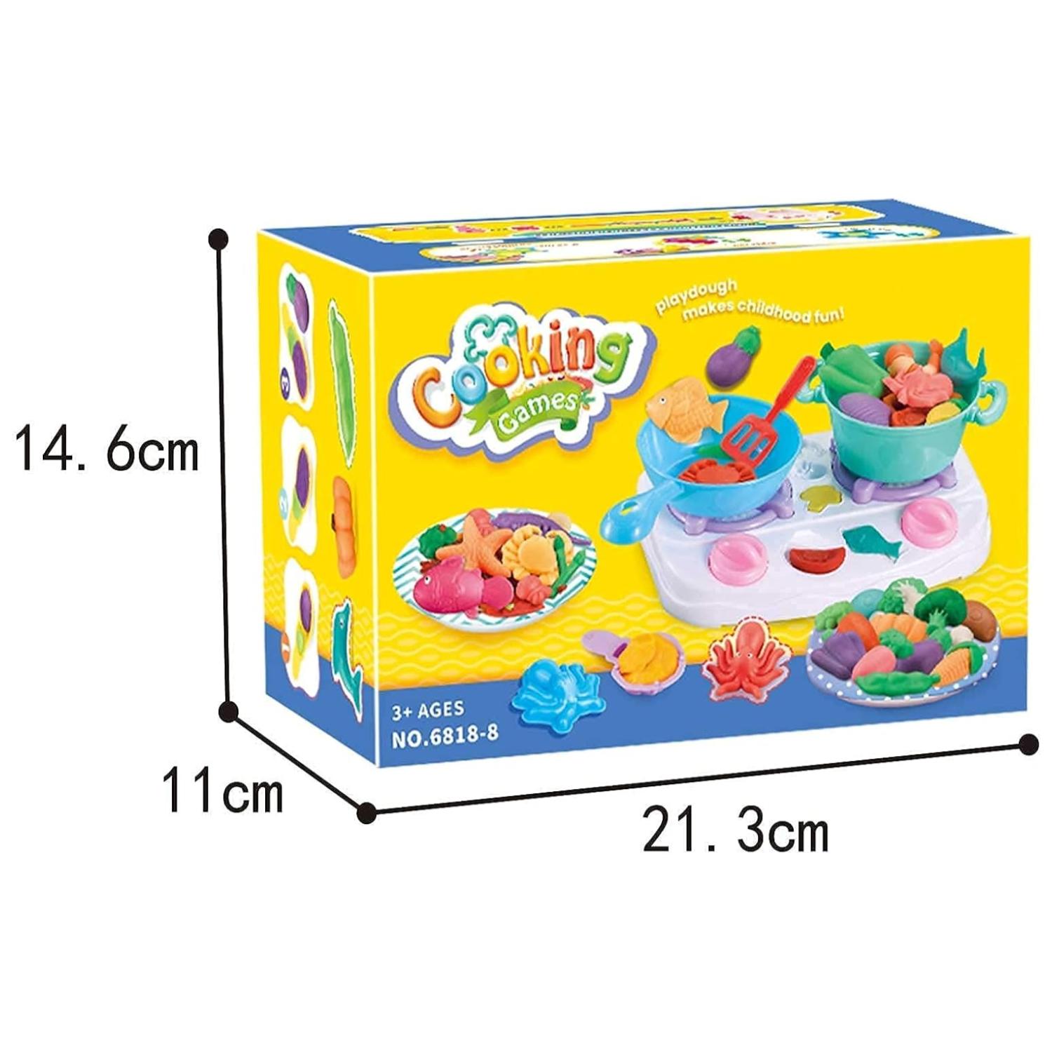 SET PLASTICINA TOTALUPGRATE ESTUFA CON ACCESORIOS DE COCINA INFNATIL - 6
