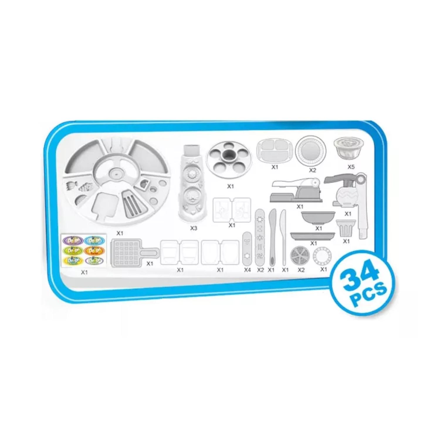 MESA DIDACTICA TOTALUPGRATE CON ACCESORIOS PLASTICINA INFANTIL - 2